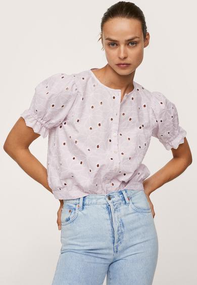 Blouse lavi-h - light pastel purple