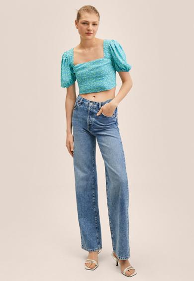 Blouse daisy - medium blue