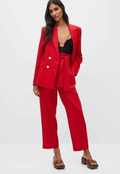 Trousers ampabelt - red