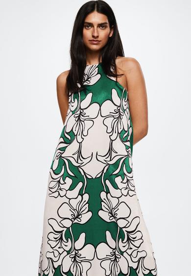 Dress flori-a - green