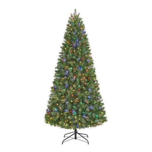 7.5 ft holiday animated plush led pre lit tree