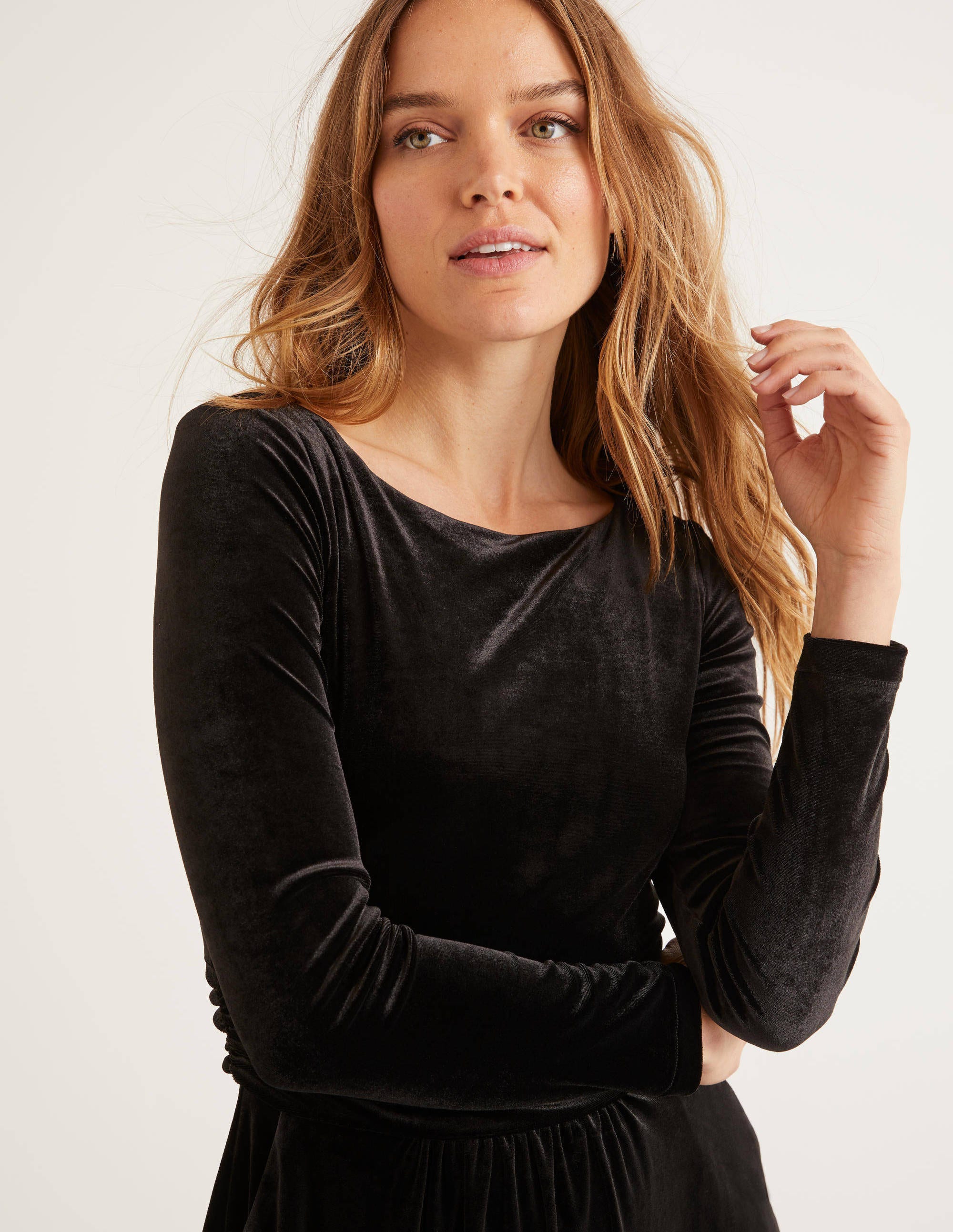 boden lois velvet dress