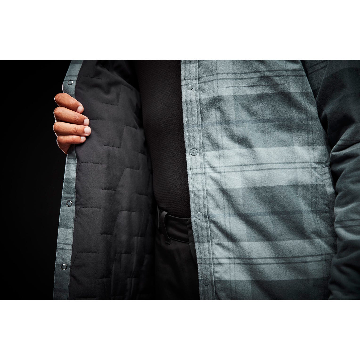 LIFALOFT INSULATED FLANNEL SHIRT JACKET