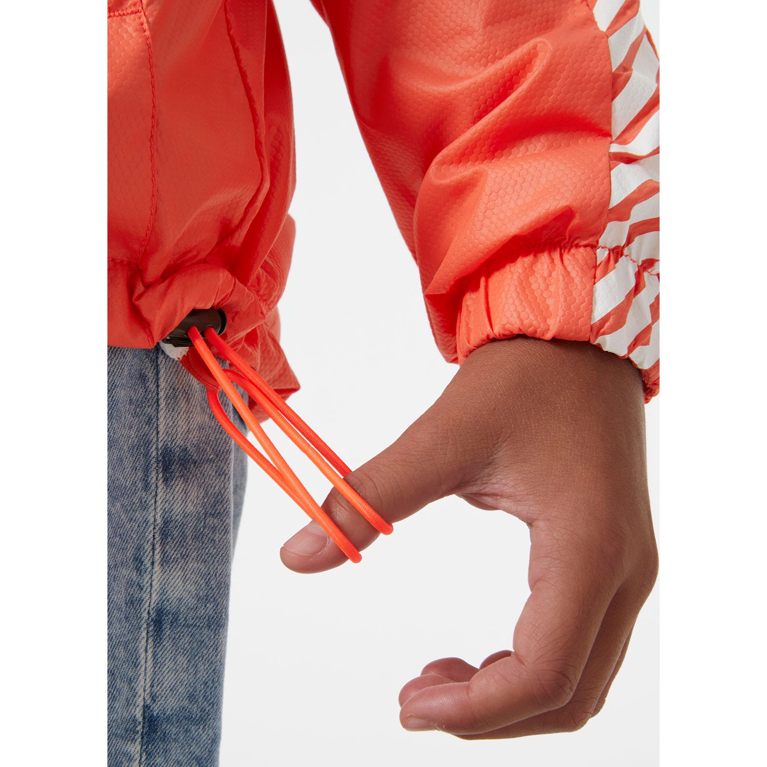 JUNIORS' STRIPE WIND JACKET