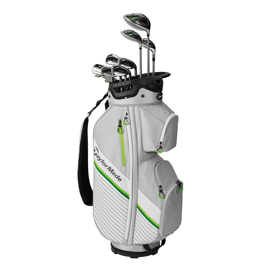 TaylorMade Golf Kalea Premier Cart Bag (Light Grey)