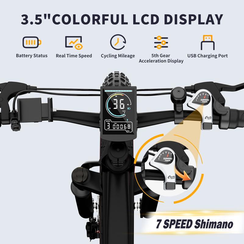 Luckeep C26 1400W Peak Power Electric Bike for Adults
