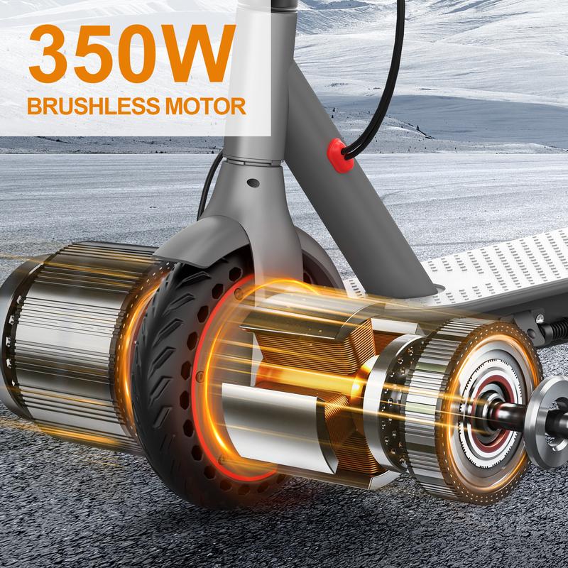 JIUNENG Electric Scooter 16MPH 350W Motor 9-15Miles Range IP65 Waterproof Foldable Design 2024 Dual Braking System Lithium Battery