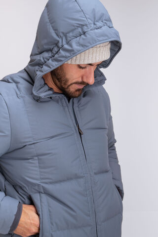 Macpac Men's Domain Hooded Down Bomber Jacket