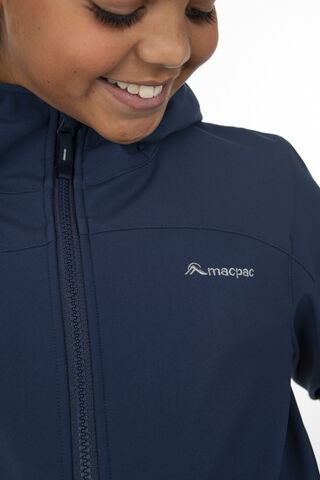 Macpac Kids' Sabre Hooded Softshell Jacket