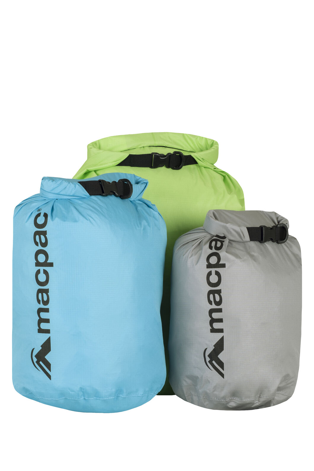 Macpac Lightweight Dry Bags - 3 Pack 5/10/15L
