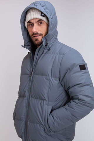 Macpac Men's Domain Hooded Down Bomber Jacket