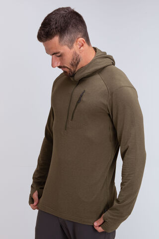 Macpac Men's Prothermal Hooded Fleece Top