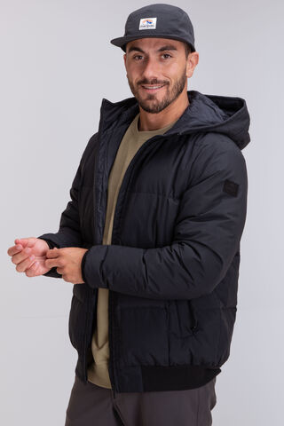 Macpac Men's Domain Hooded Down Bomber Jacket