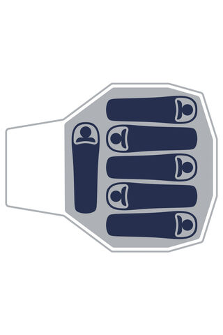 Macpac Solstice Six Person Family Camping Tent