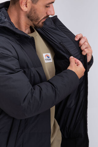 Macpac Men's Domain Hooded Down Bomber Jacket