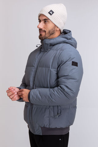 Macpac Men's Domain Hooded Down Bomber Jacket