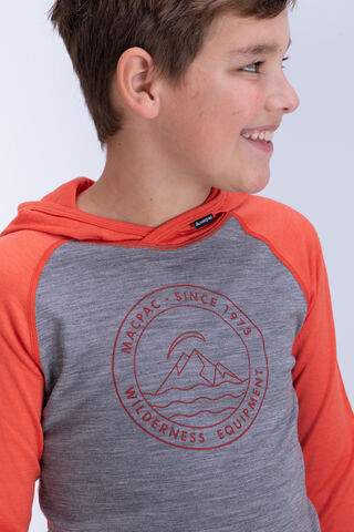 Macpac Kids' 180 Merino Hoody