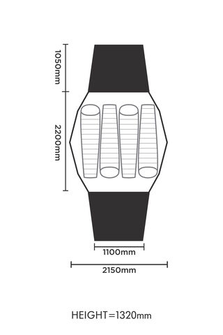 Macpac Hemisphere Four Person Alpine Tent