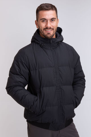Macpac Men's Domain Hooded Down Bomber Jacket