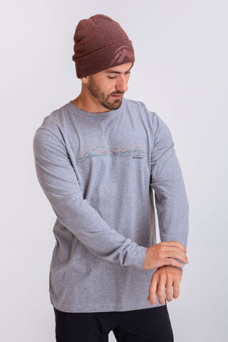 Macpac Men's Mountain Lines Long Sleeve T-Shirt