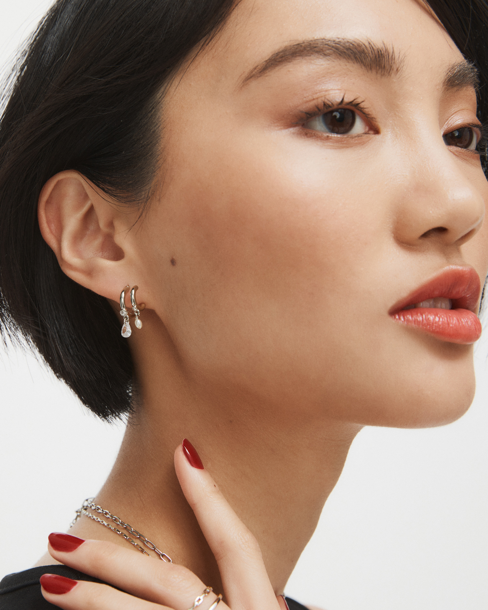 Mimco Emerge Double Hoop EarRings