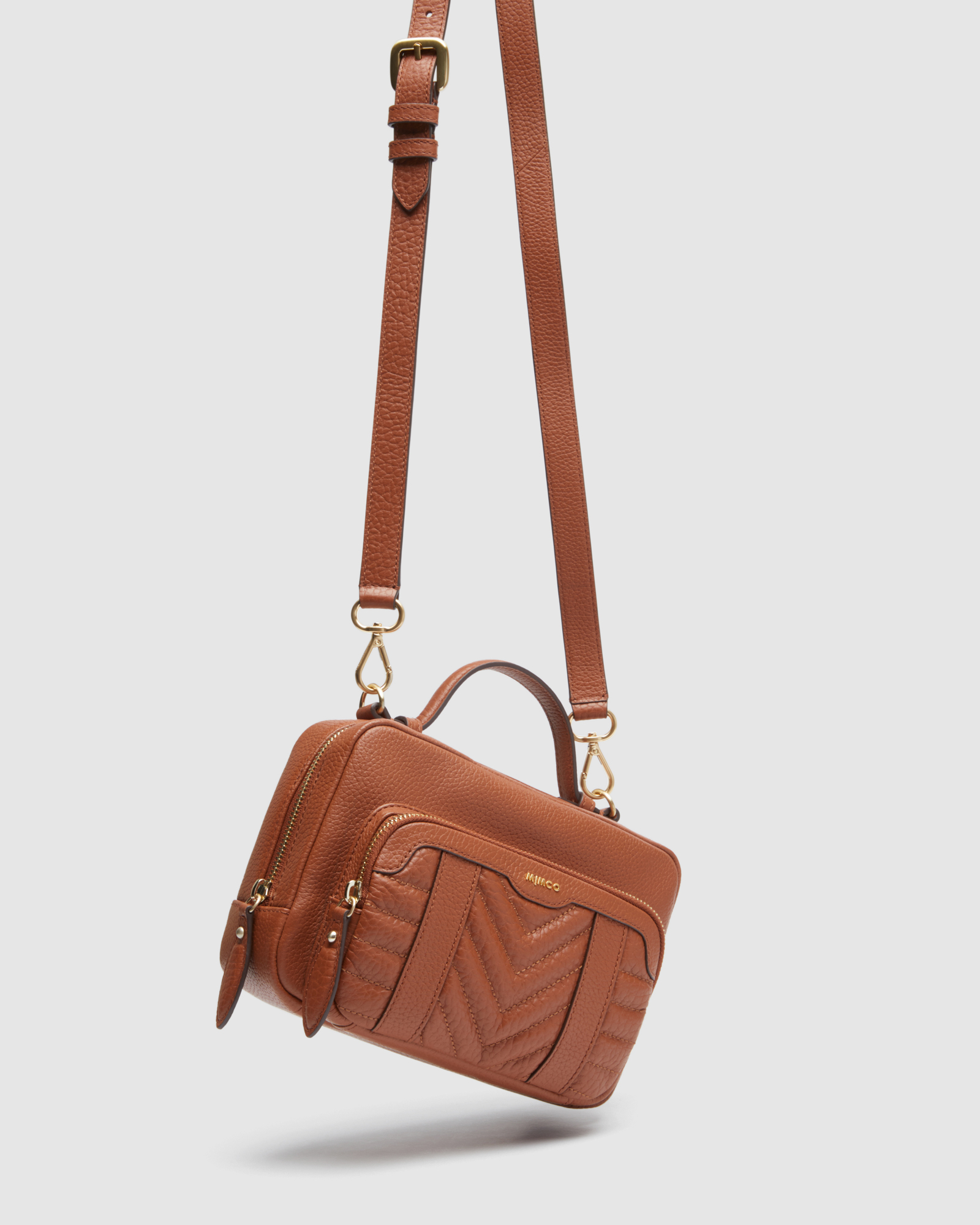Mimco Envelop Satchel Cross Body Bag