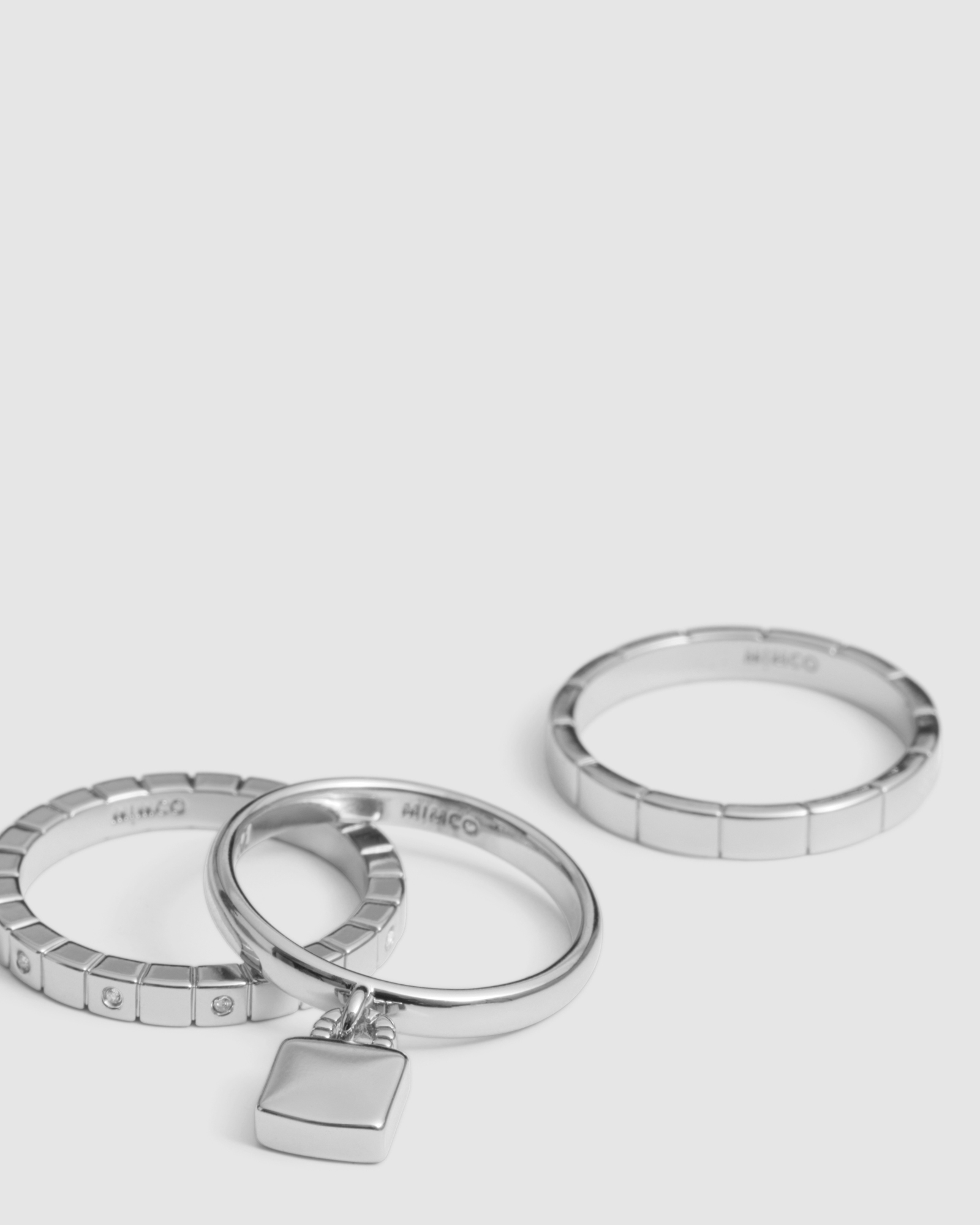 Mimco Lock-it Ring Stack