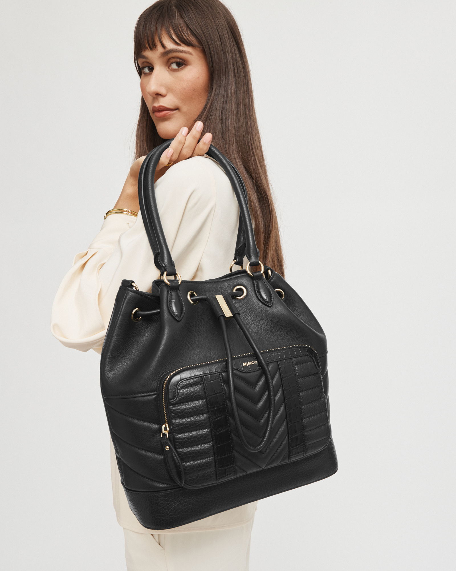 Mimco Envelop Bucket Bag