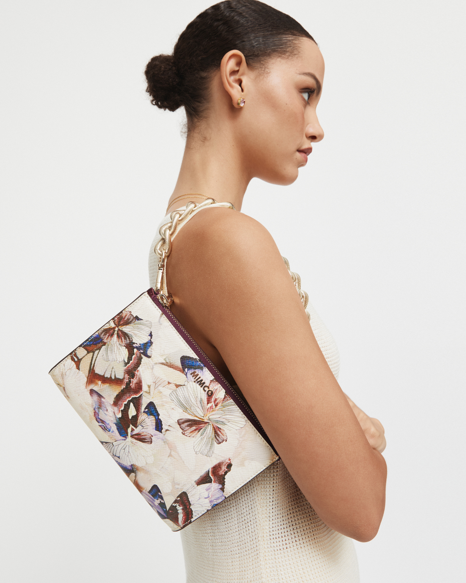 Mimco Classico Zip Medium Pouch