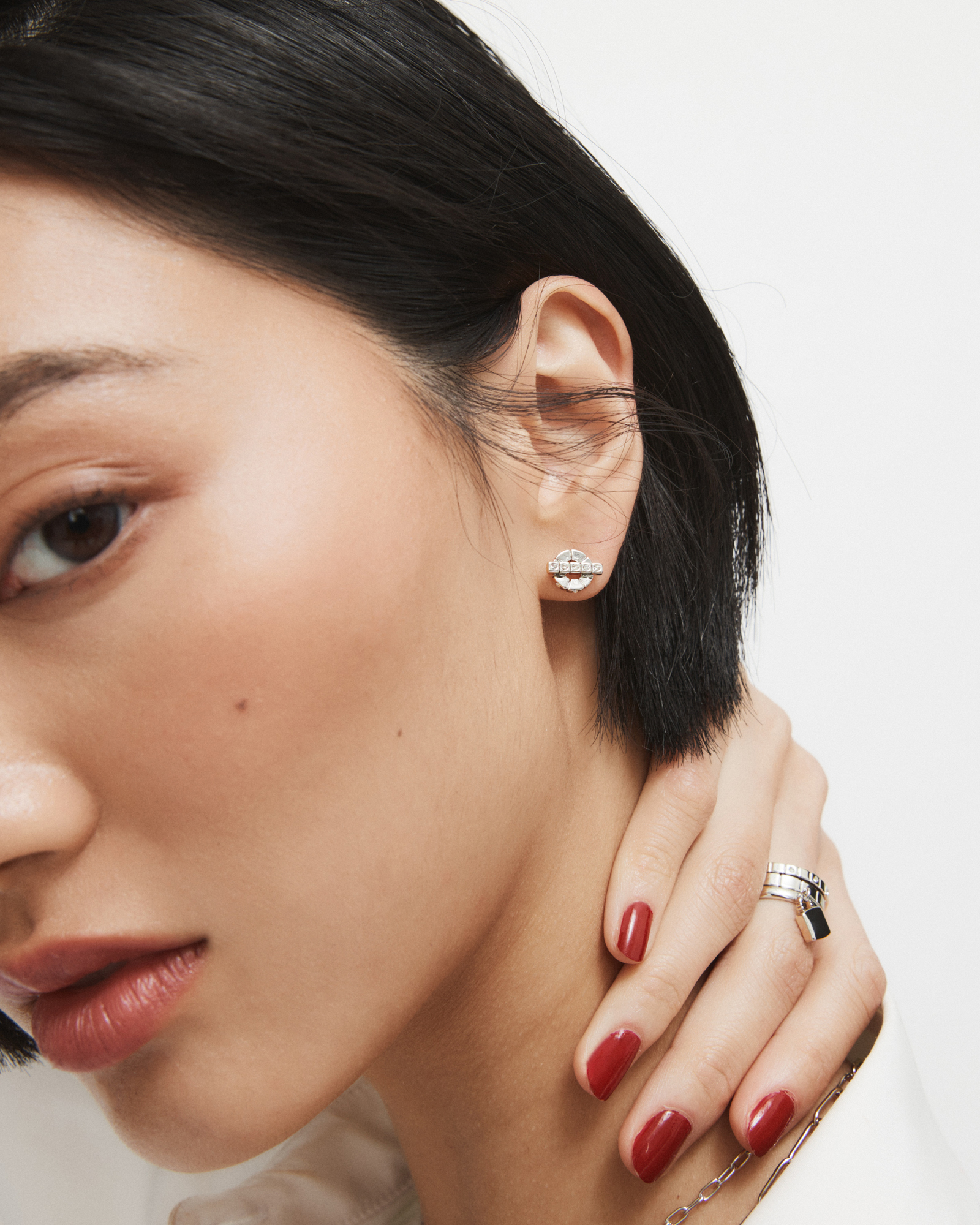 Mimco Splice Stacked Stud EarRings