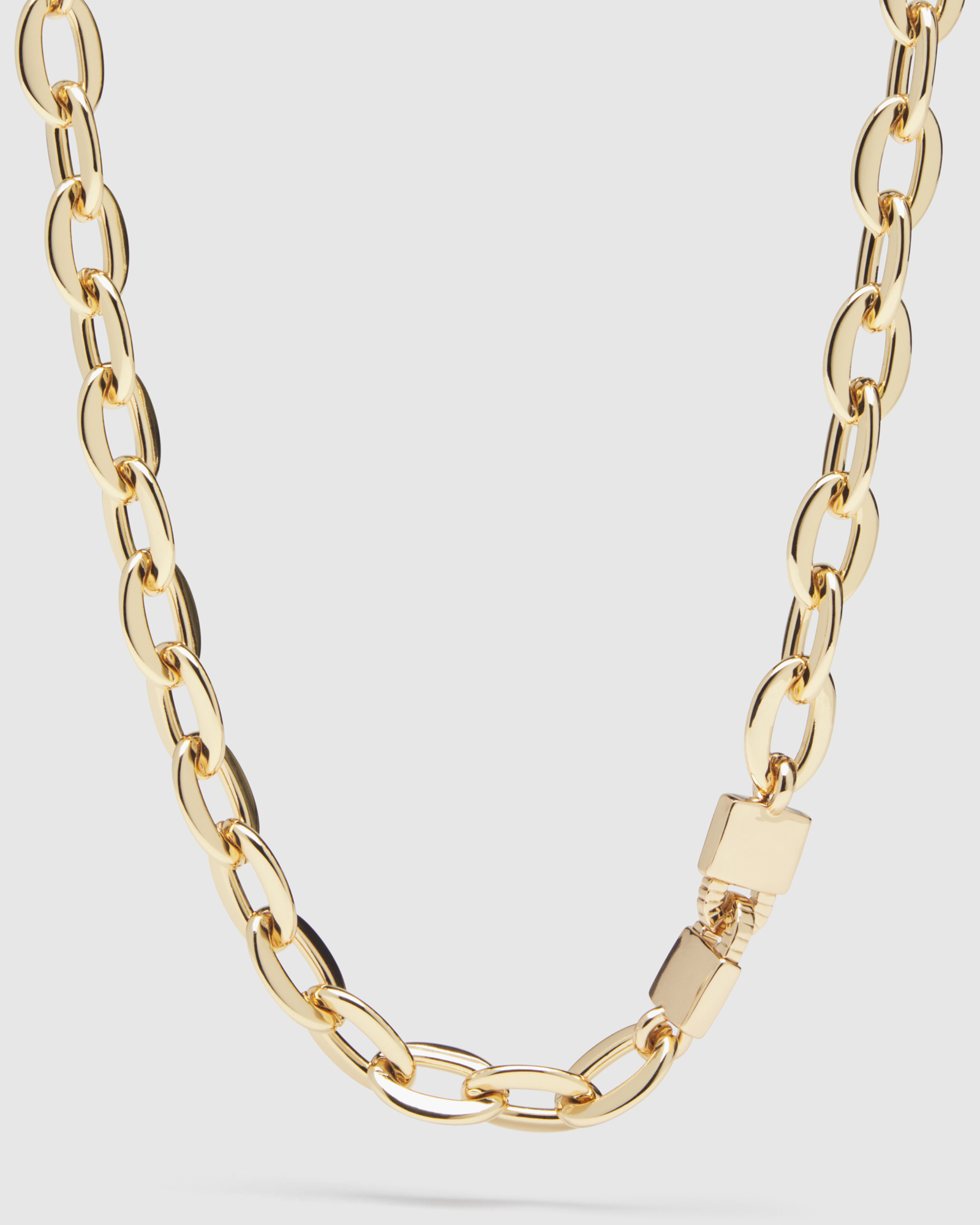 Mimco Lock-it Chain Necklace