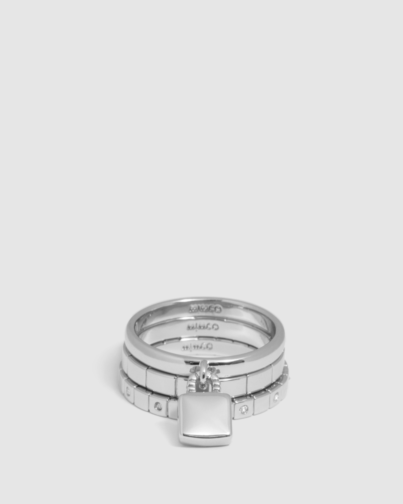 Mimco Lock-it Ring Stack