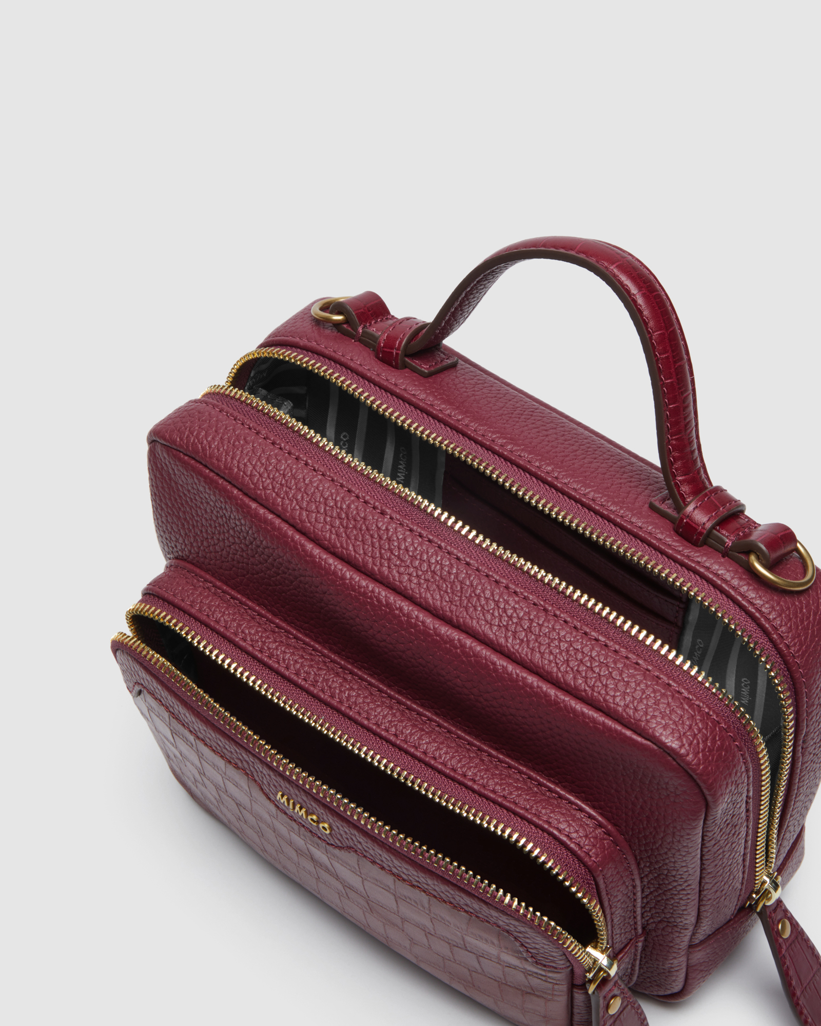 Mimco Envelop Satchel Cross Body Bag