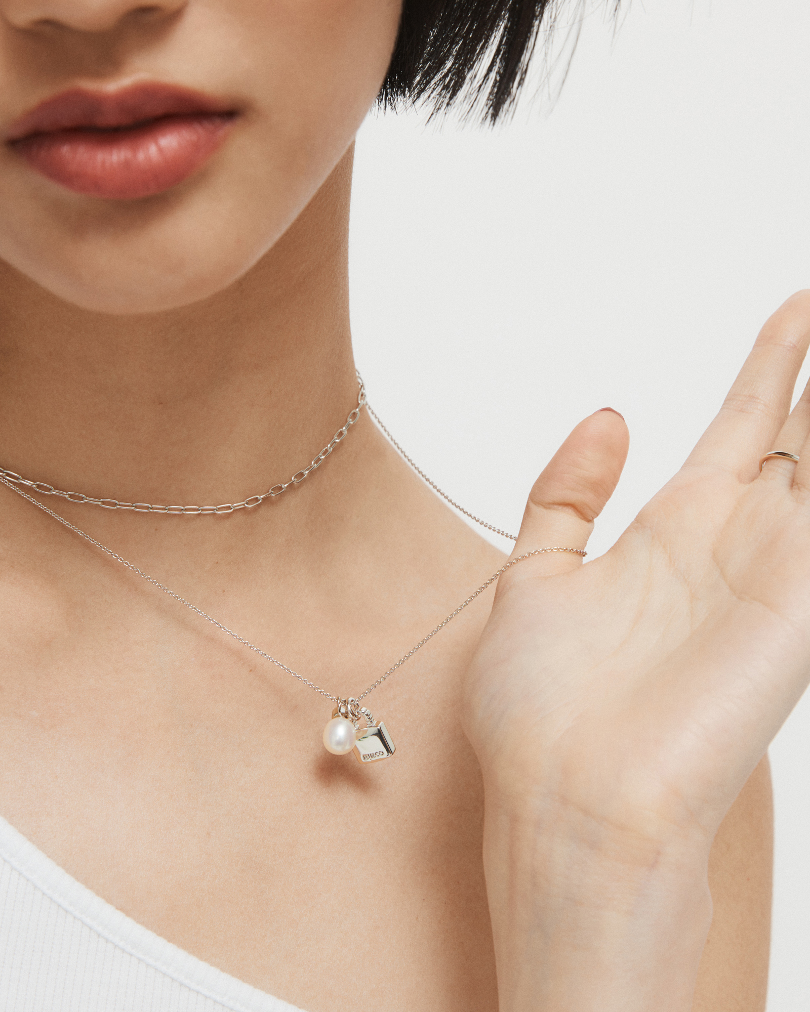 Mimco Lock-it Charm Necklace