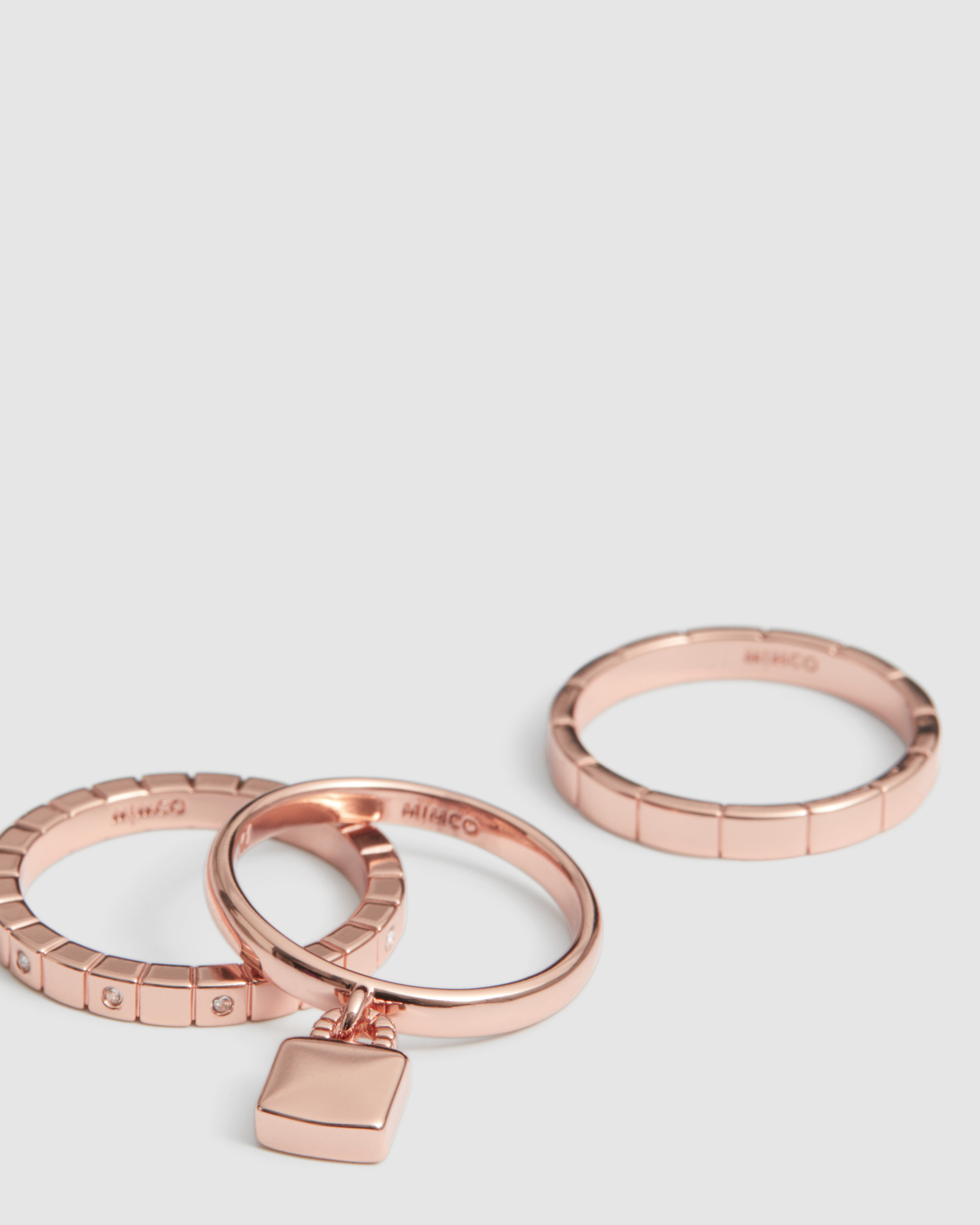 Mimco Lock-it Ring Stack