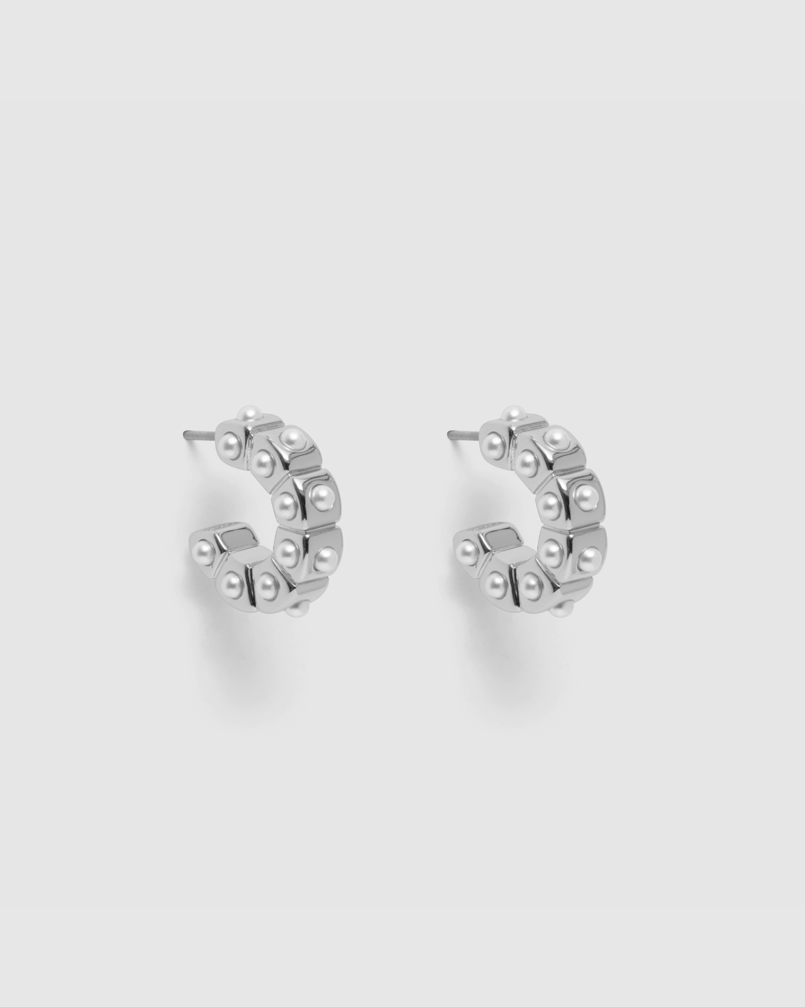 Mimco Splice Pearl Hoop EarRings