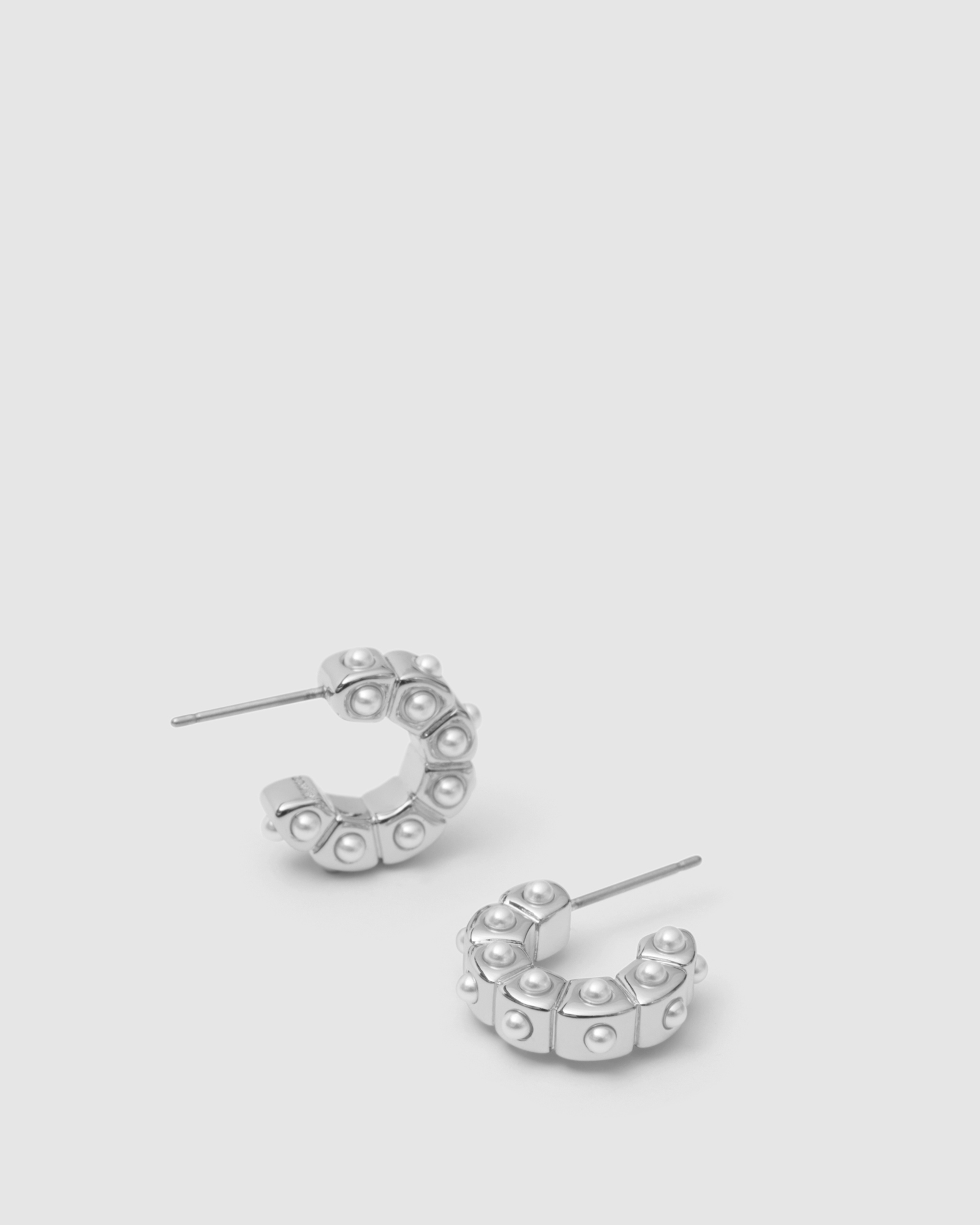 Mimco Splice Pearl Hoop EarRings