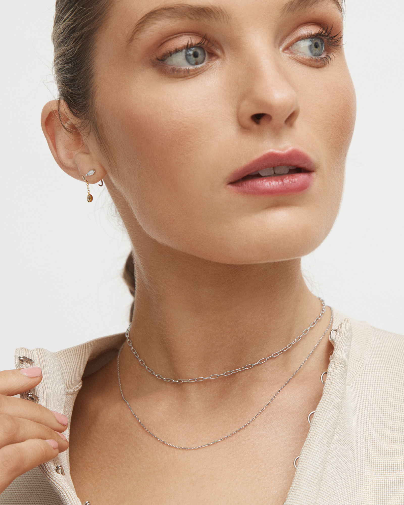 Mimco Twiddle Sterling Silver Necklace