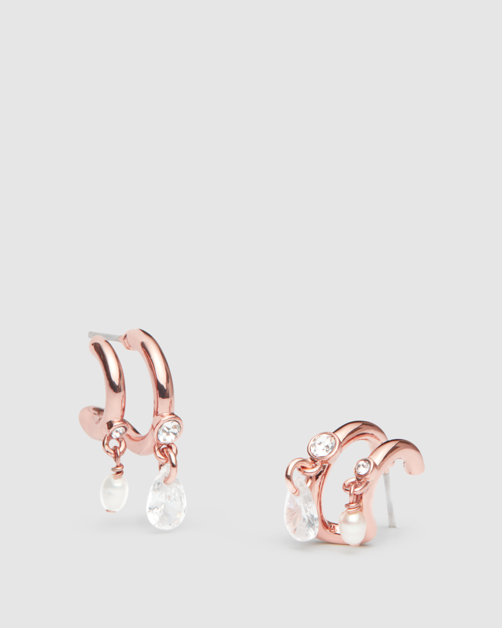 Mimco Emerge Double Hoop EarRings