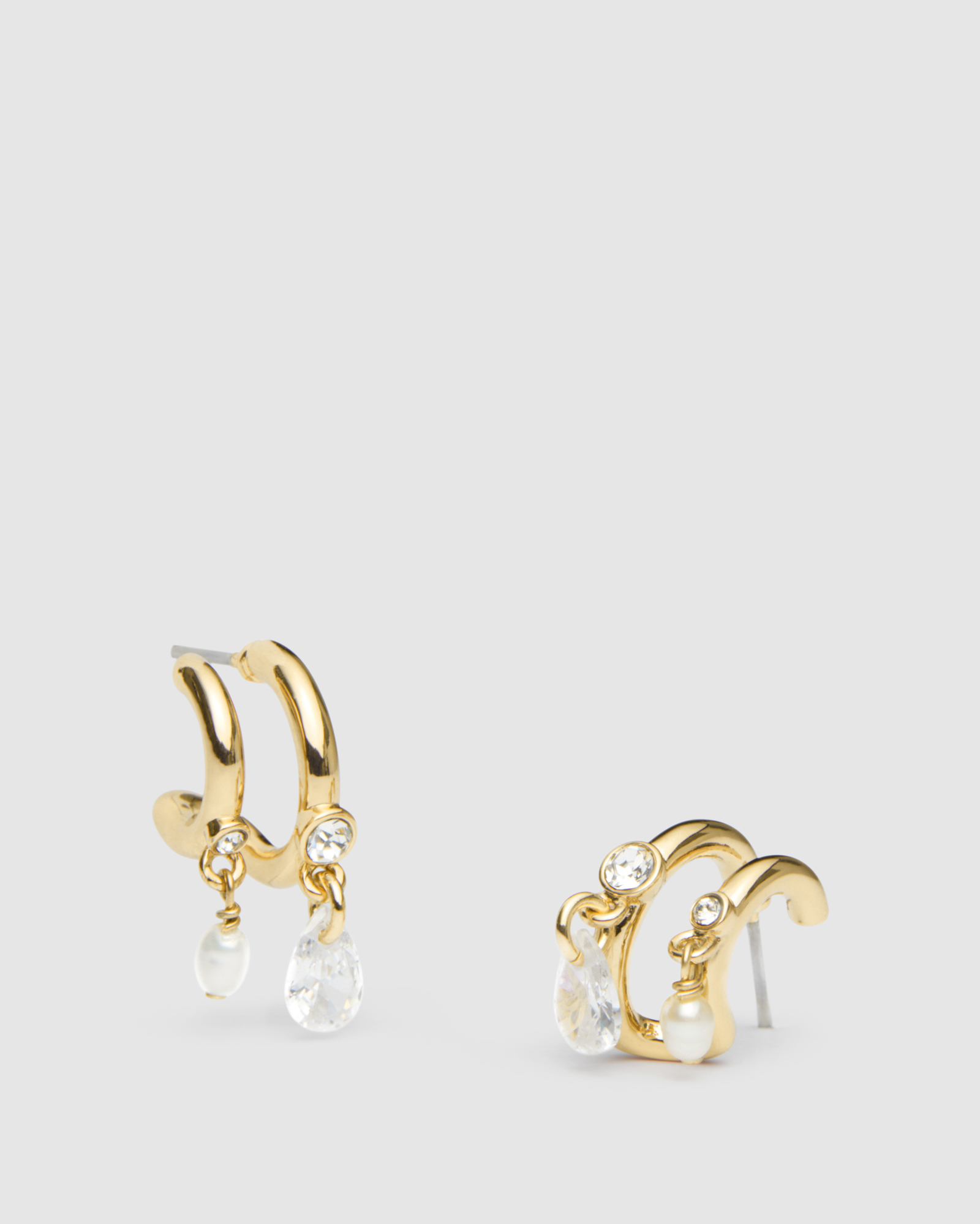 Mimco Emerge Double Hoop EarRings