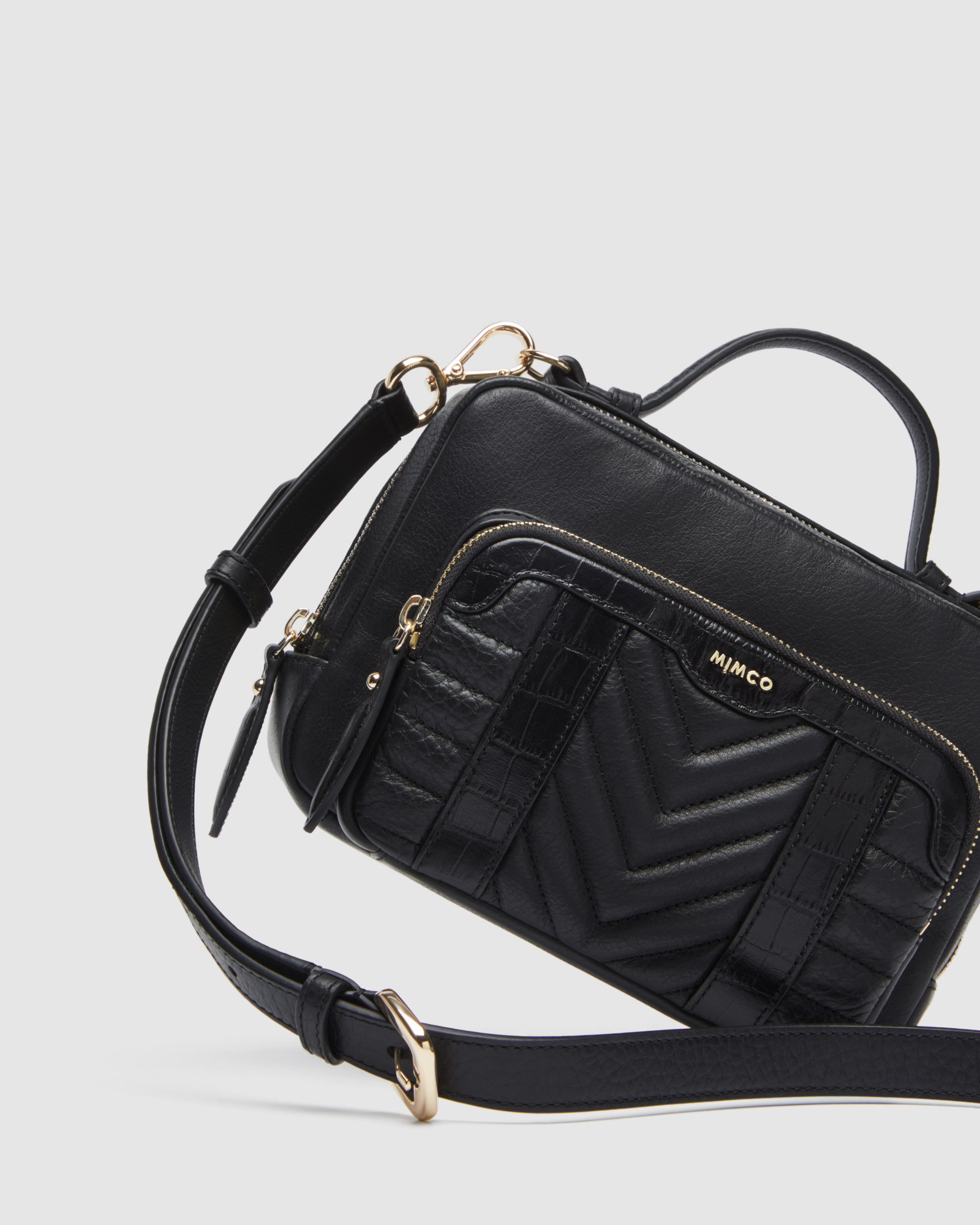 Mimco Envelop Satchel Cross Body Bag