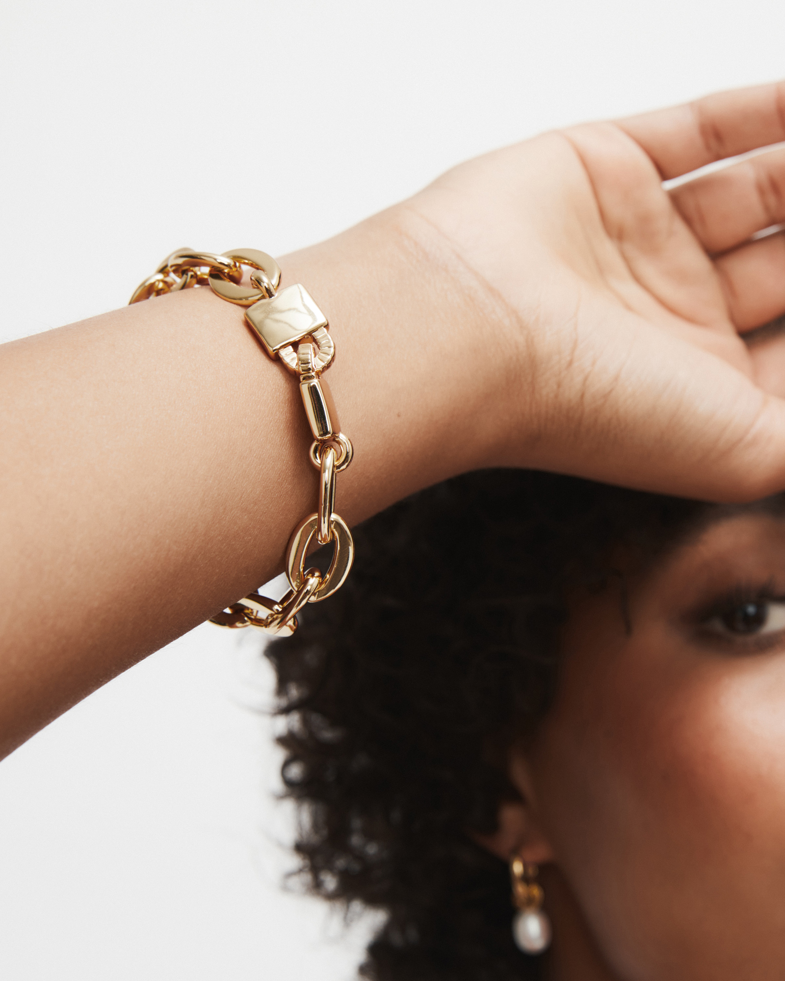 Mimco Lock-it Chain Bracelet