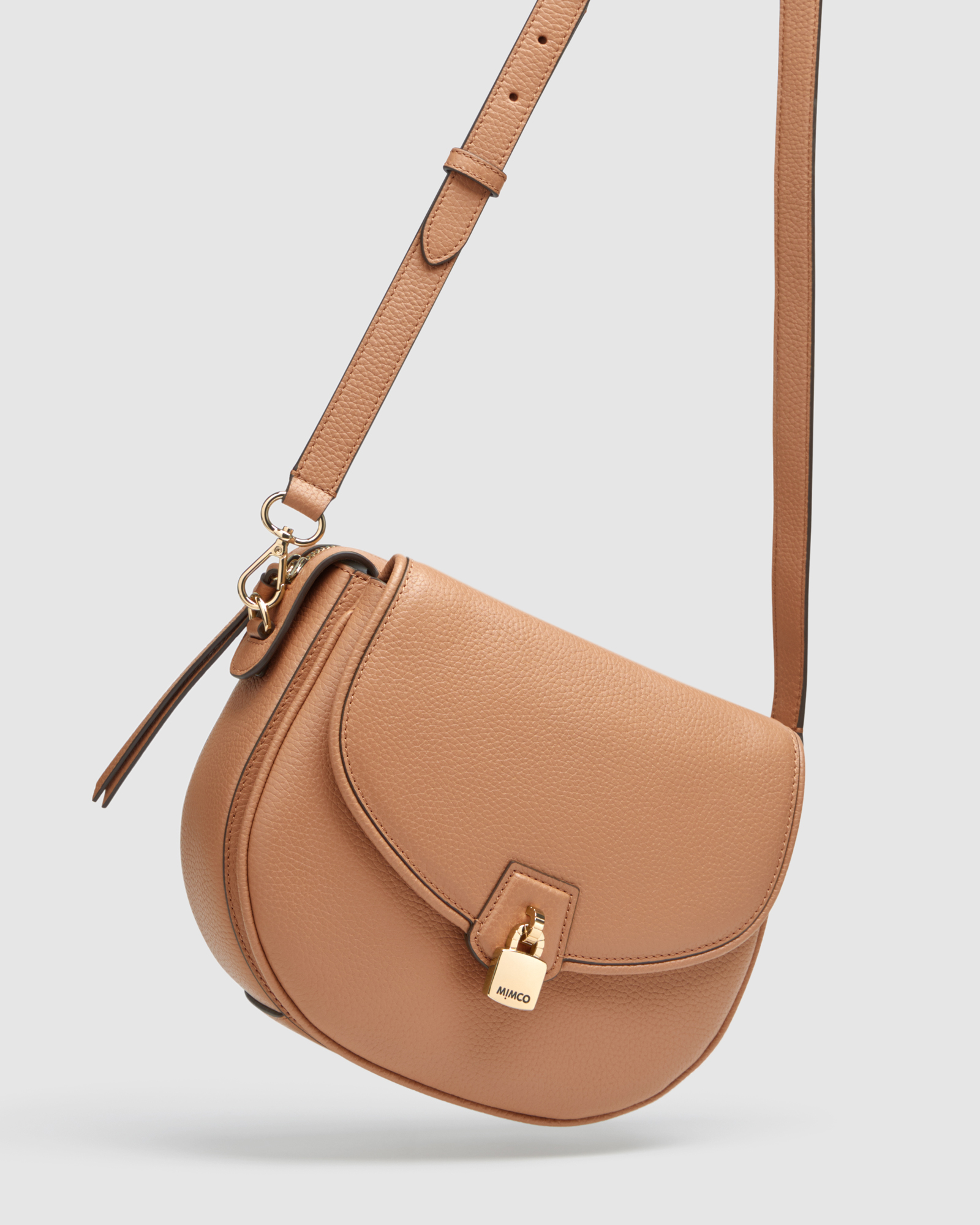 Mimco Lock-it Saddle Cross Body Bag