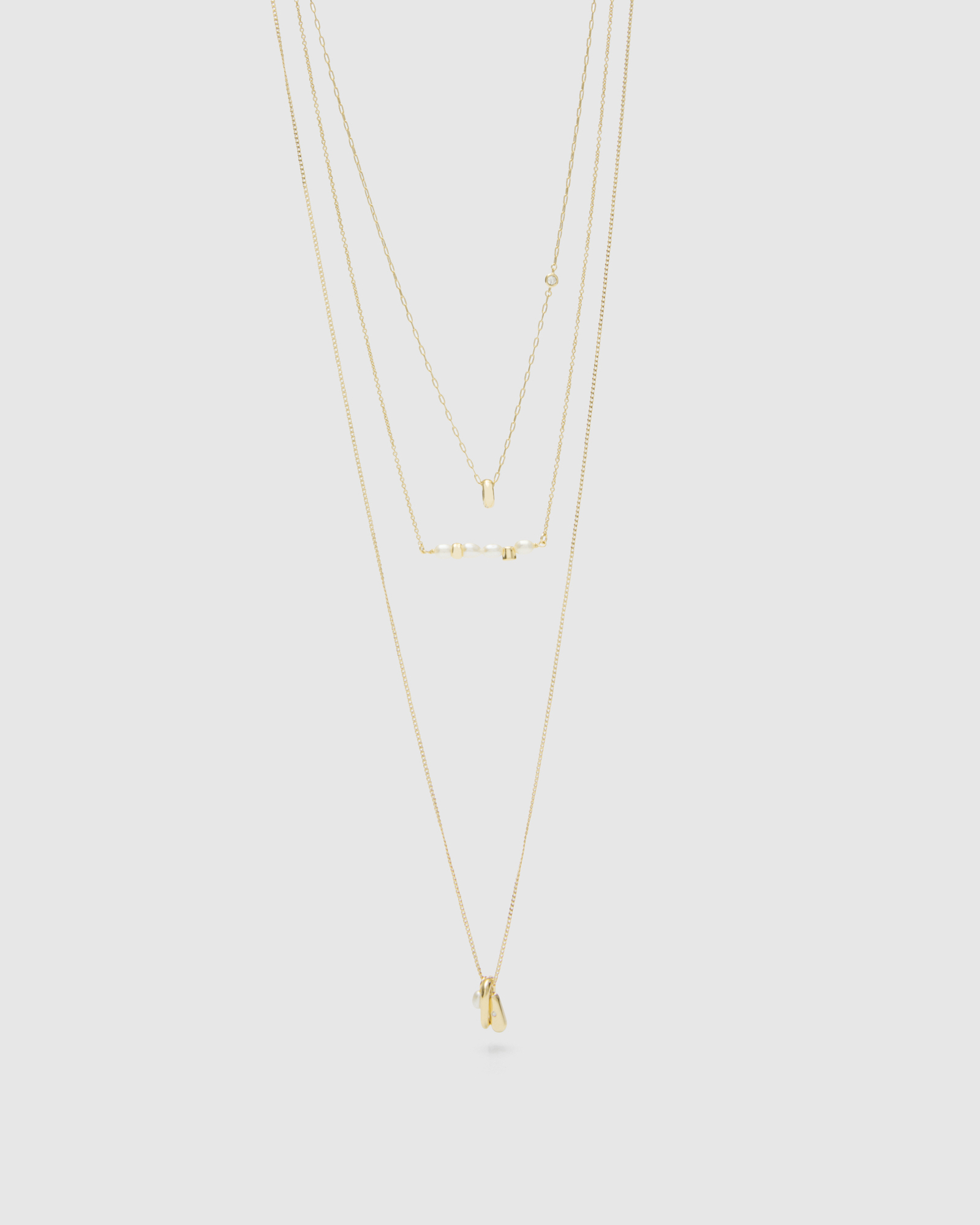 Mimco Loop Trio Necklace