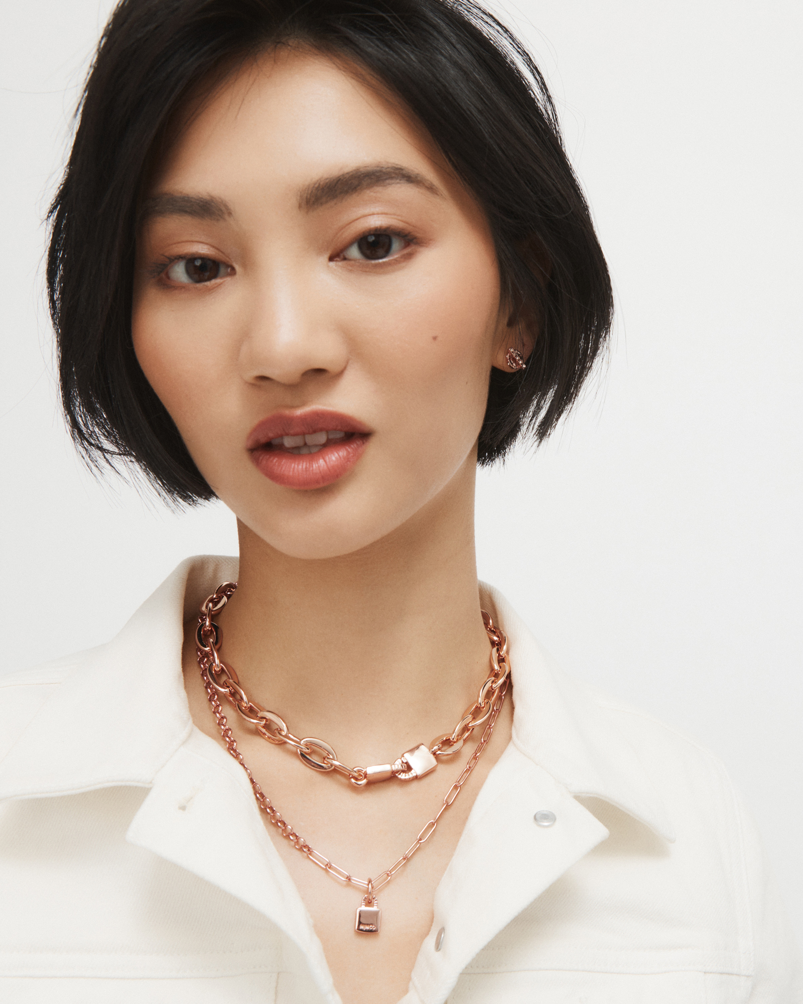 Mimco Lock-it Charm Necklace