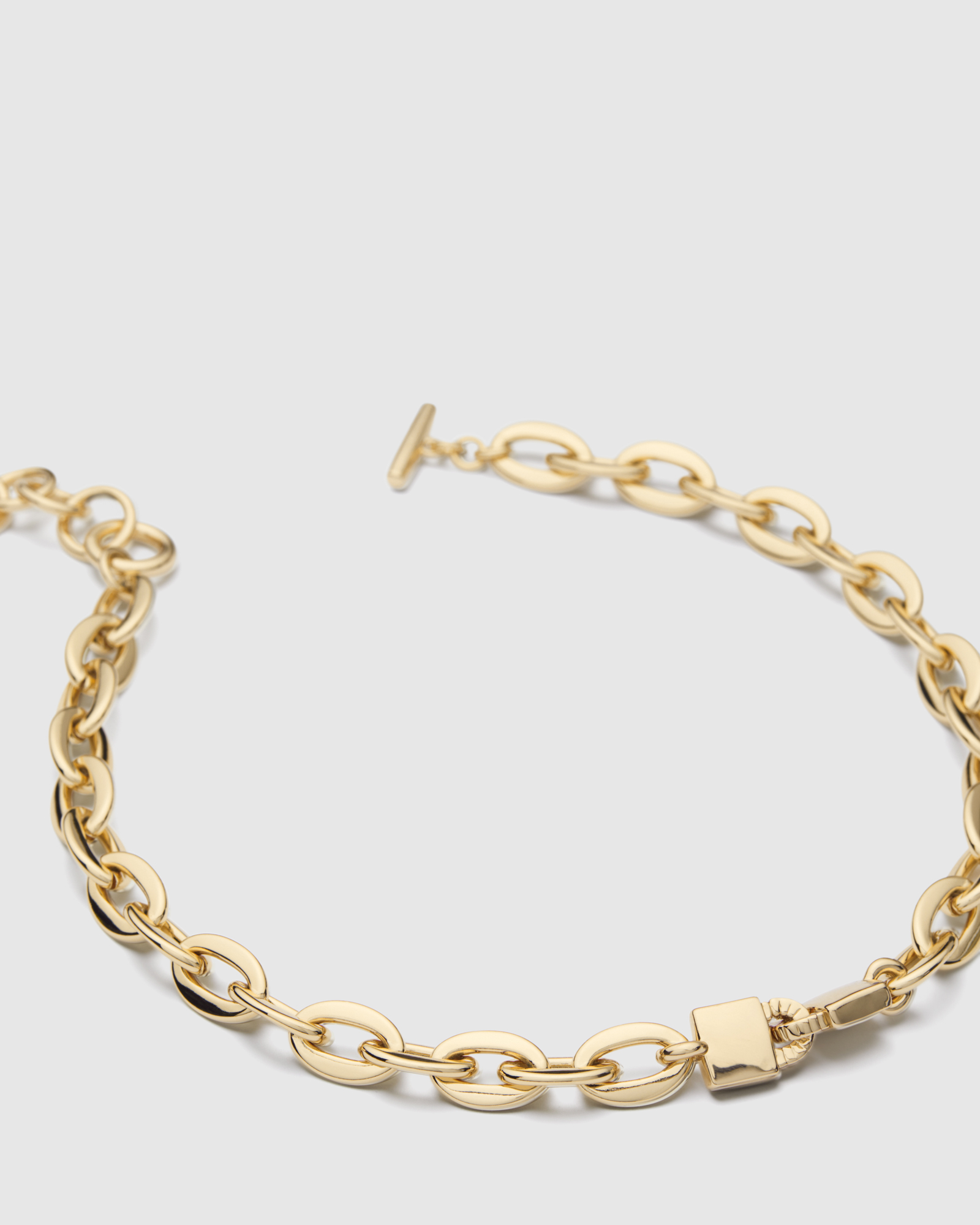 Mimco Lock-it Chain Necklace