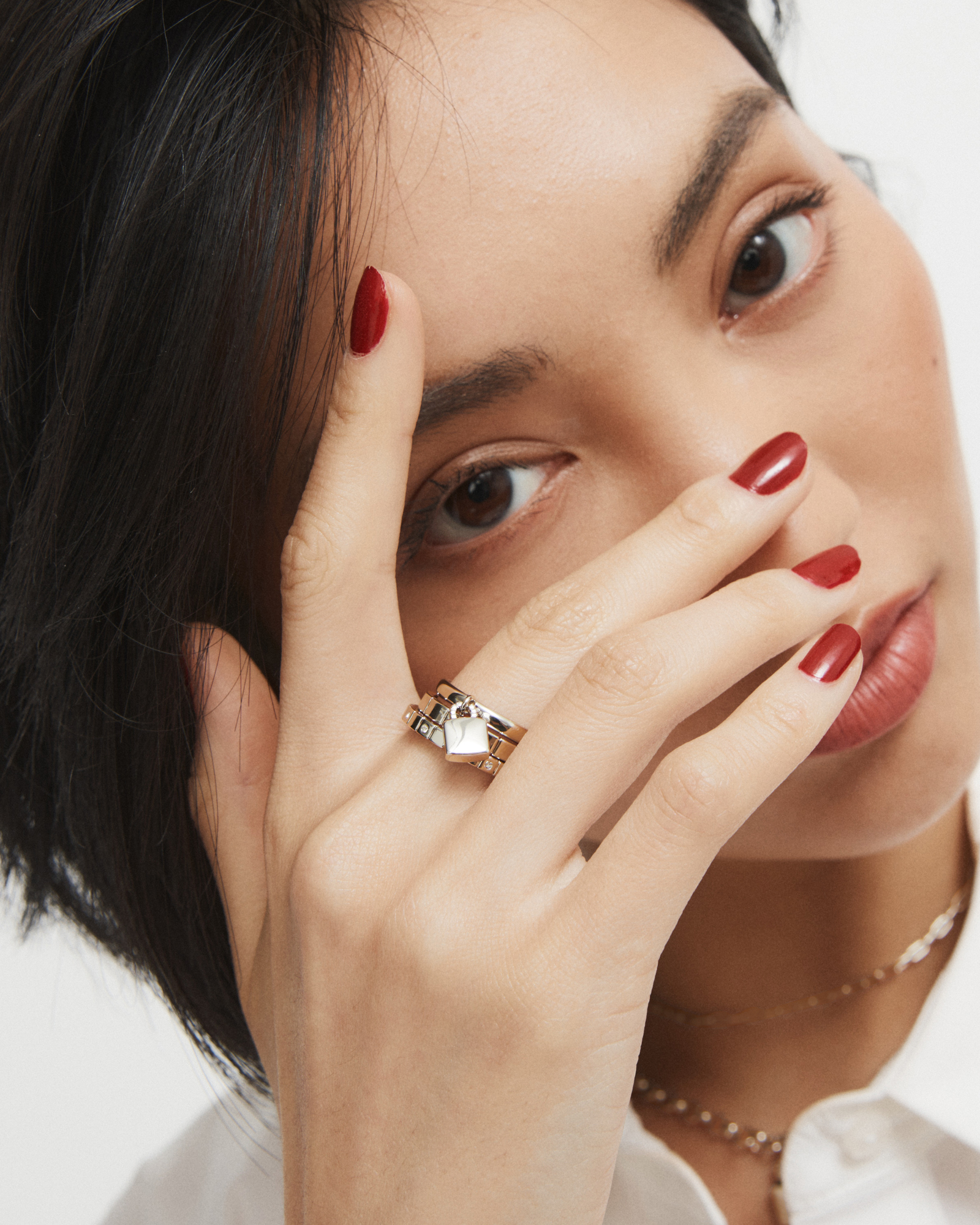 Mimco Lock-it Ring Stack