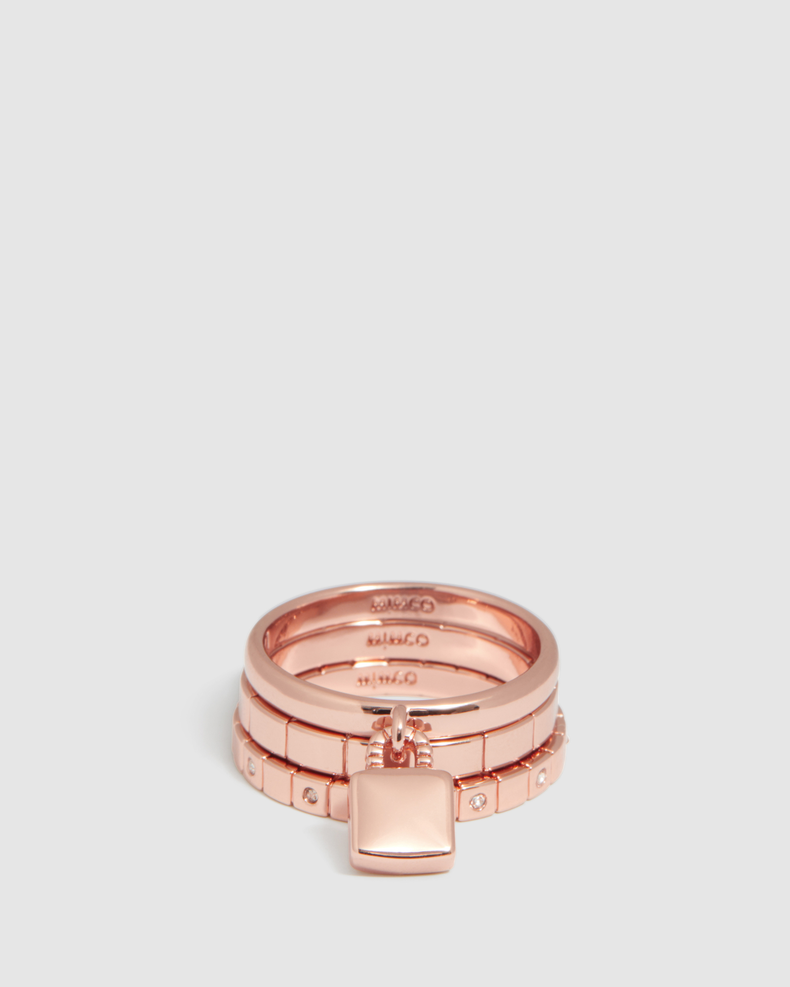 Mimco Lock-it Ring Stack