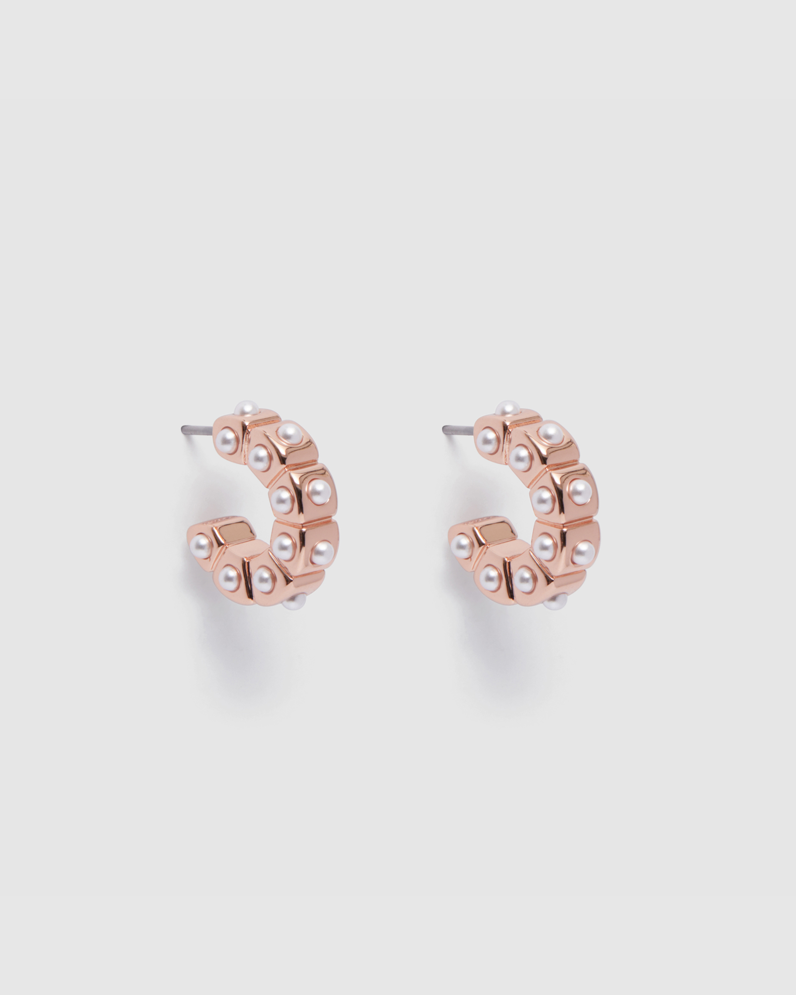 Mimco Splice Pearl Hoop EarRings