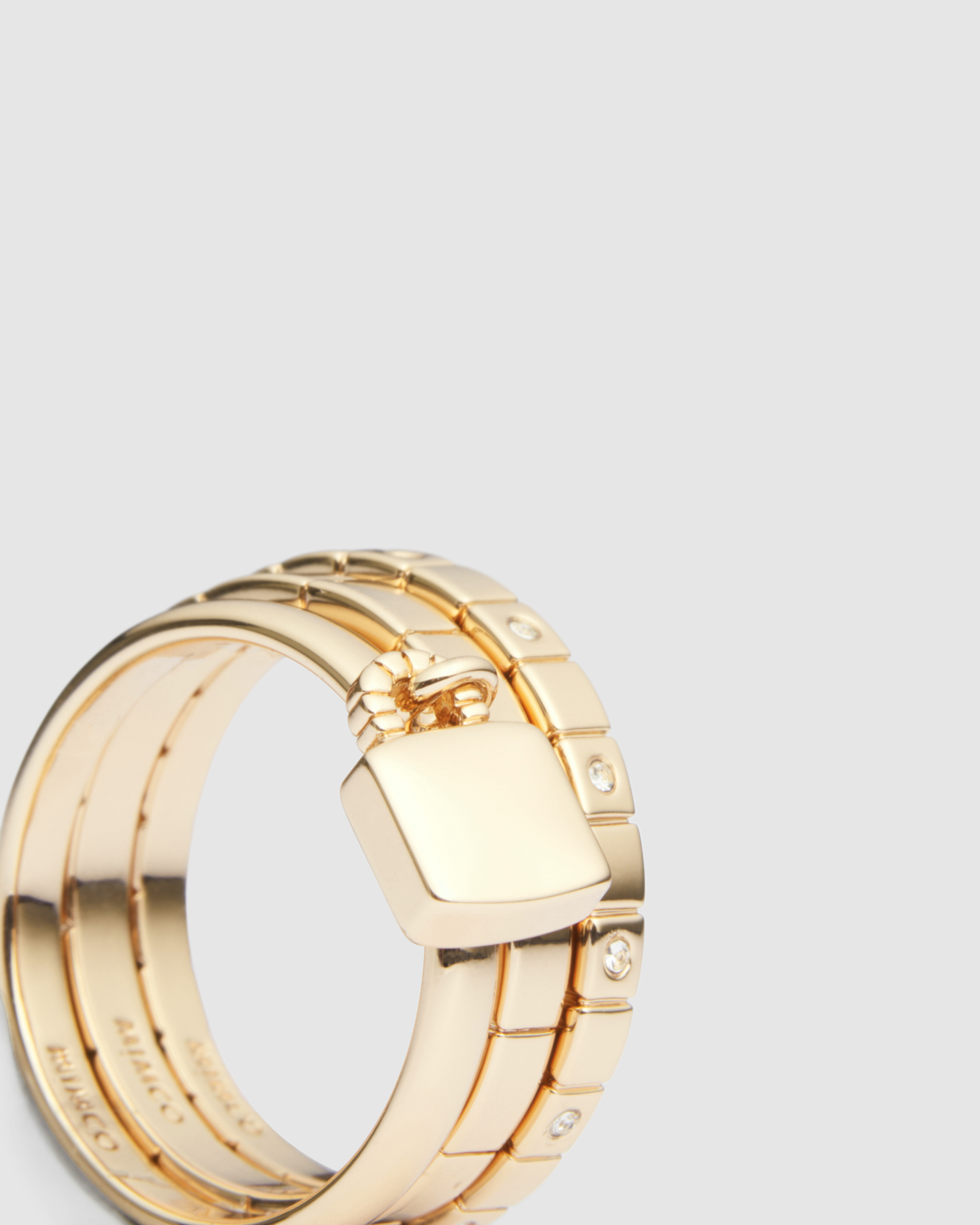 Mimco Lock-it Ring Stack